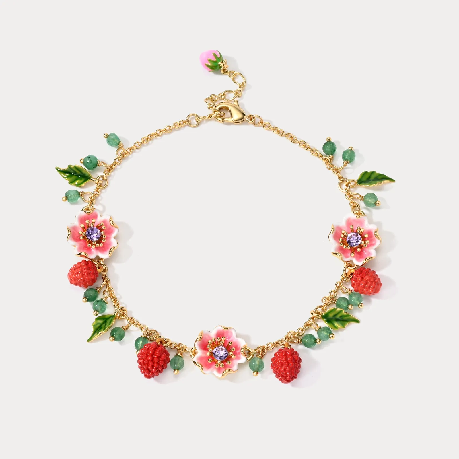 Raspberry Jewelry Set with Gift Wrapping sold by Selenichast product image thumbnail 5