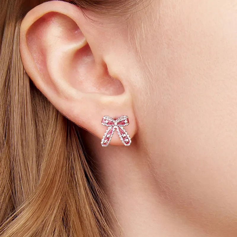 Christmas Bow Star Earrings sold by Selenichast product image thumbnail 2