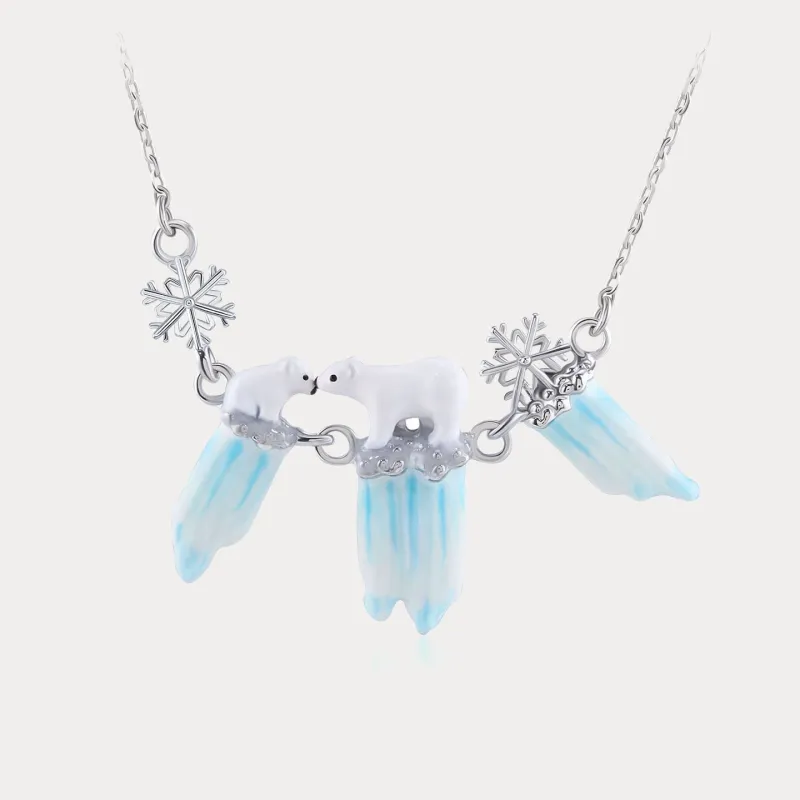 Glacier Polar Bear Necklace sold by Selenichast