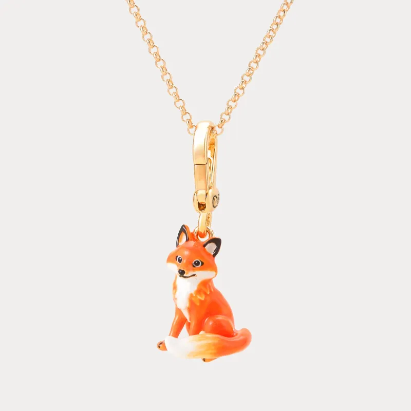 Fox Pendant Necklace sold by Selenichast