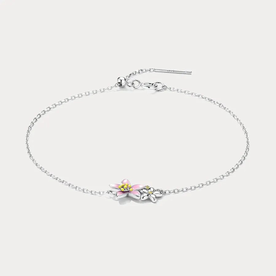 Silver Sakura Bracelet sold by Selenichast product image thumbnail 3