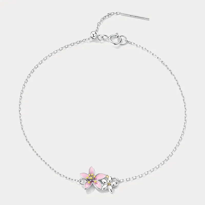 Silver Sakura Bracelet sold by Selenichast