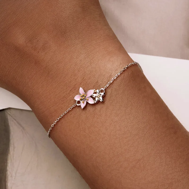 Silver Sakura Bracelet sold by Selenichast product image thumbnail 2