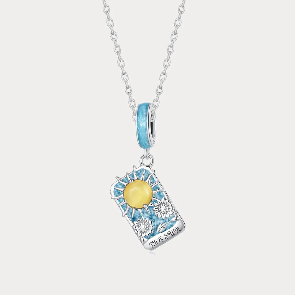 Silver Tarot Card Necklace sold by Selenichast product image thumbnail 5