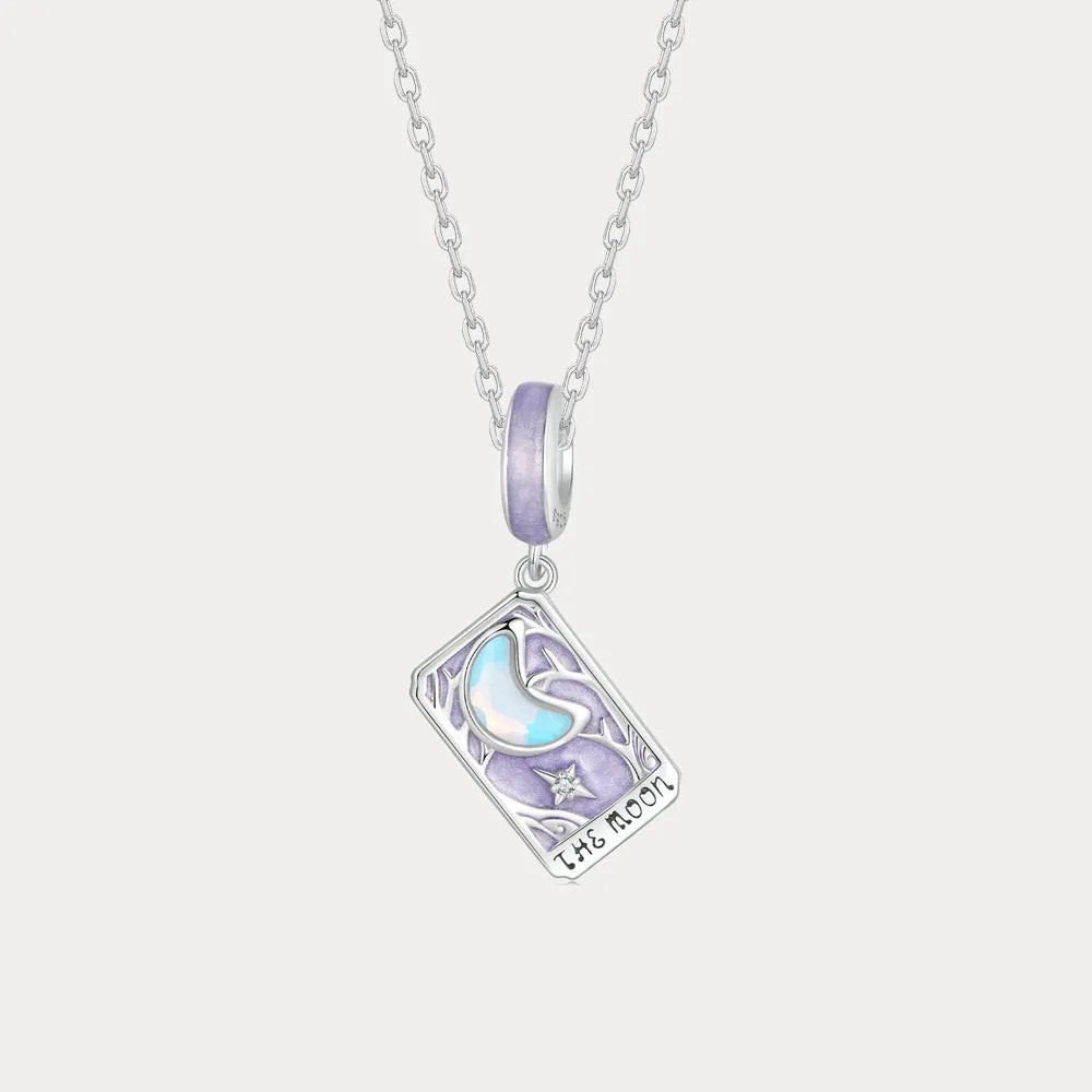 Silver Tarot Card Necklace sold by Selenichast product image thumbnail 3