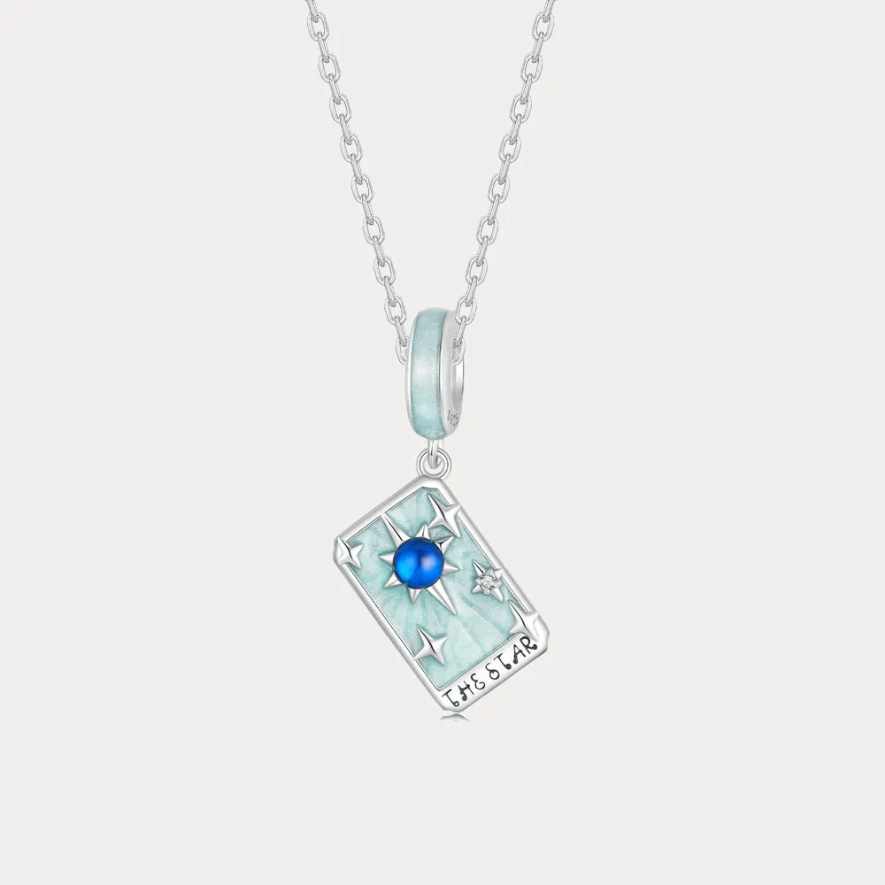 Silver Tarot Card Necklace sold by Selenichast product image thumbnail 2
