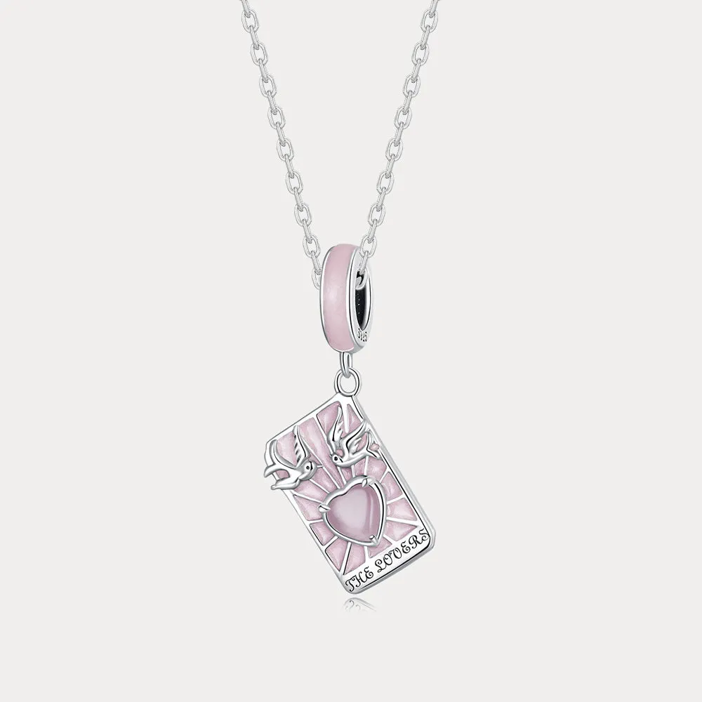 Silver Tarot Card Necklace sold by Selenichast product image thumbnail 4