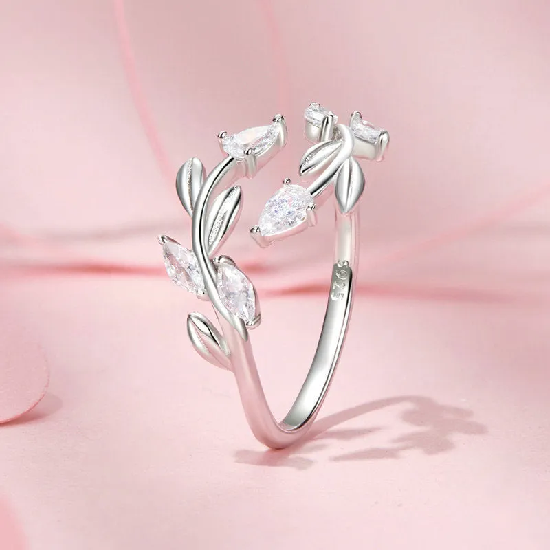 Silver Leaf Ring sold by Selenichast product image thumbnail 4