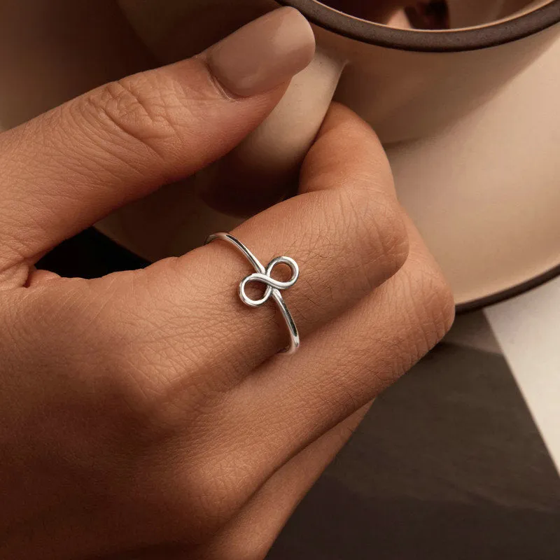 Silver Infinity Ring sold by Selenichast product image thumbnail 2