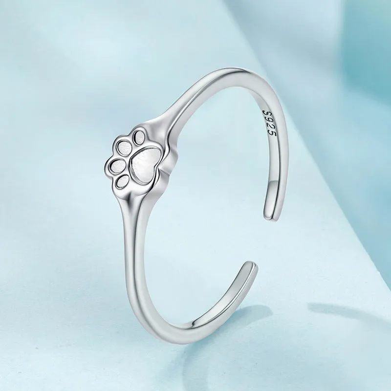Silver Cat Paw Ring sold by Selenichast product image thumbnail 4