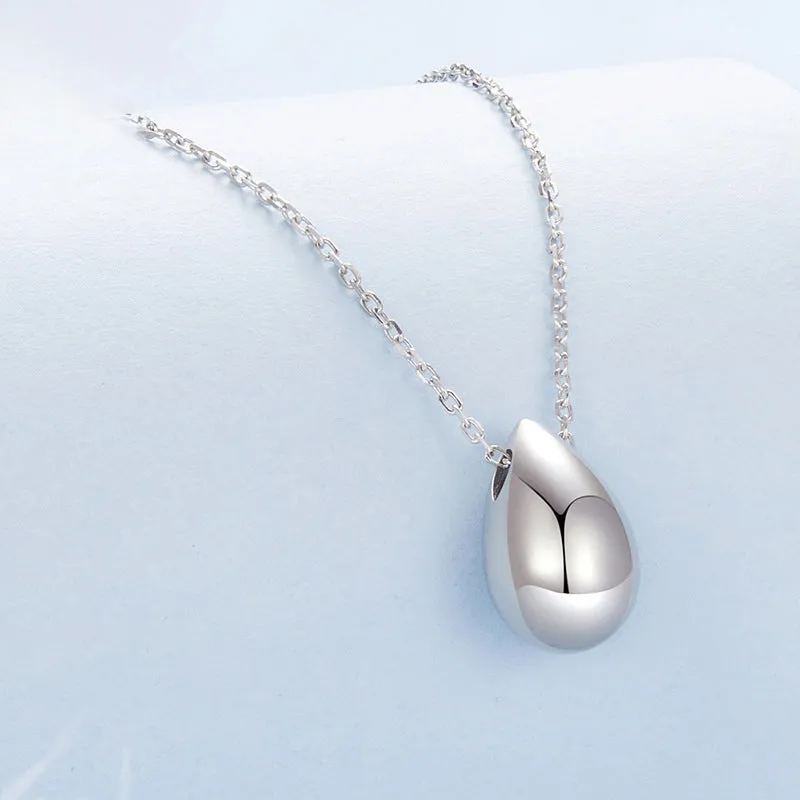 Silver Teardrop Necklace sold by Selenichast product image thumbnail 4
