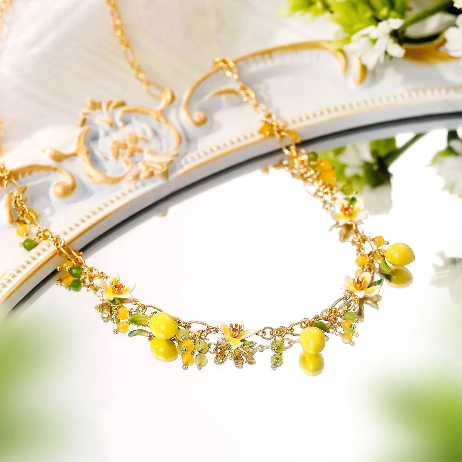 Lemon Charm Necklace sold by Selenichast product image thumbnail 4