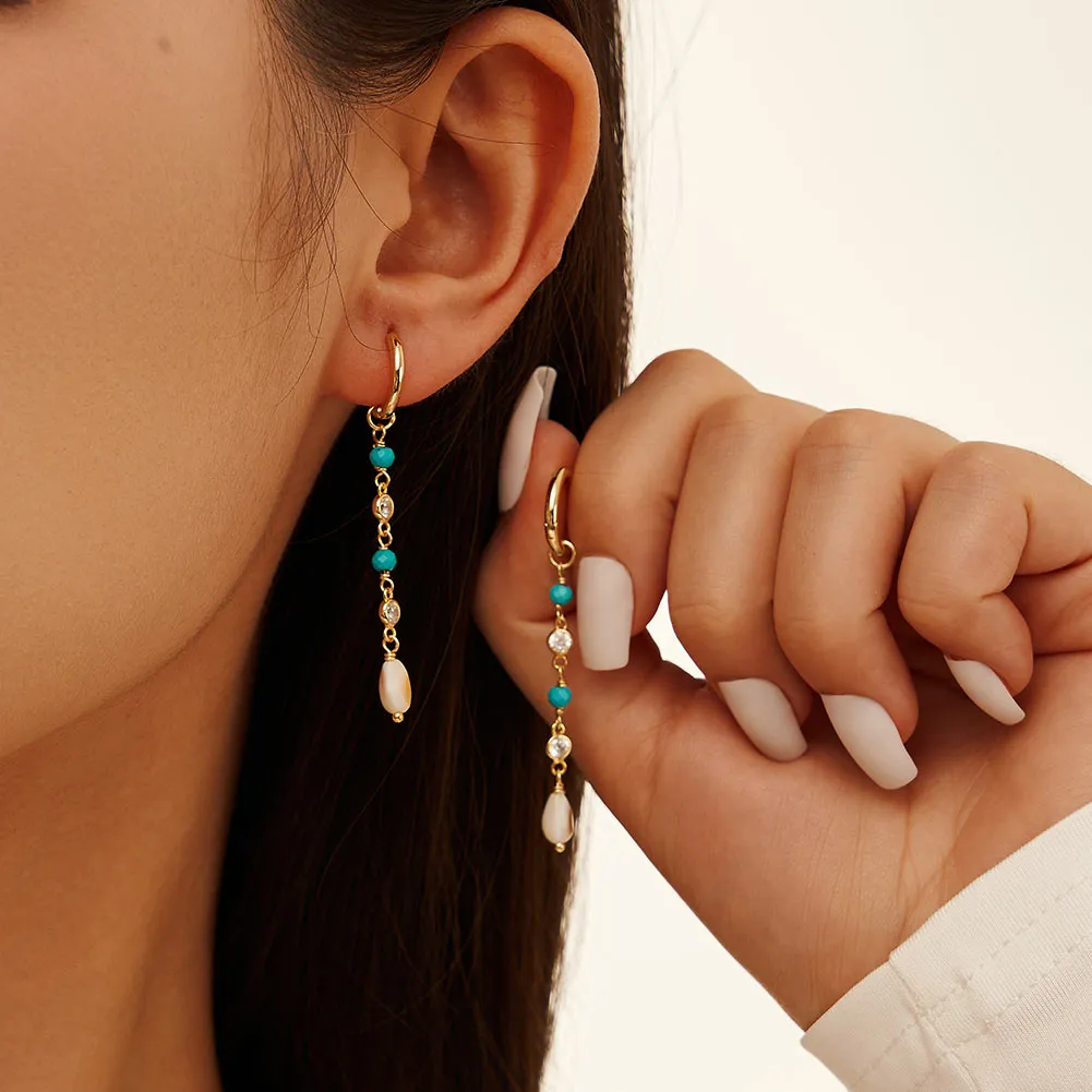 Ocean Breeze Drop Earrings sold by Selenichast product image thumbnail 2