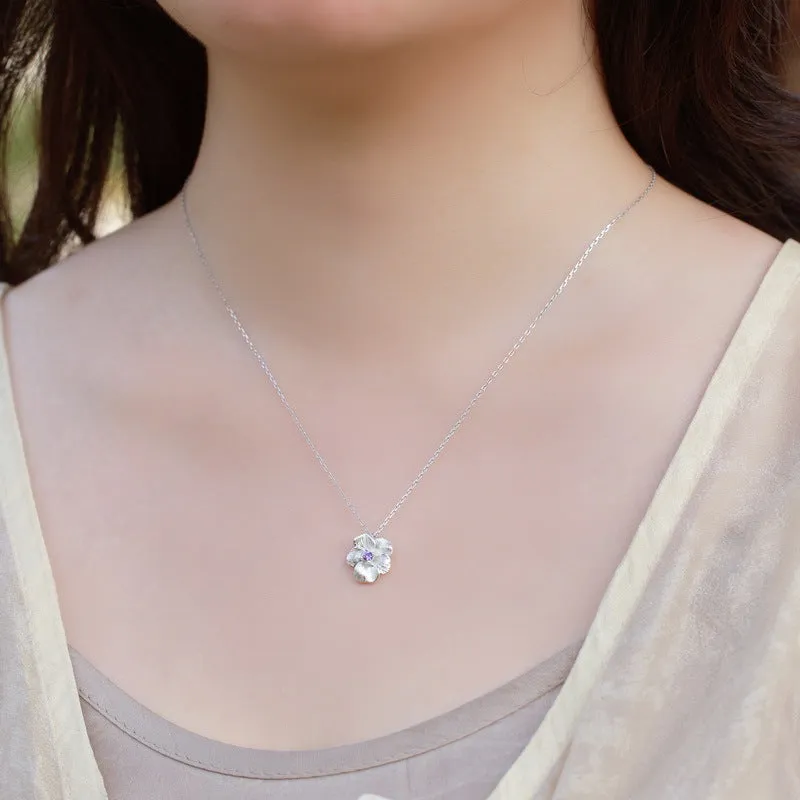 Silver Blossom Necklace sold by Selenichast product image thumbnail 2