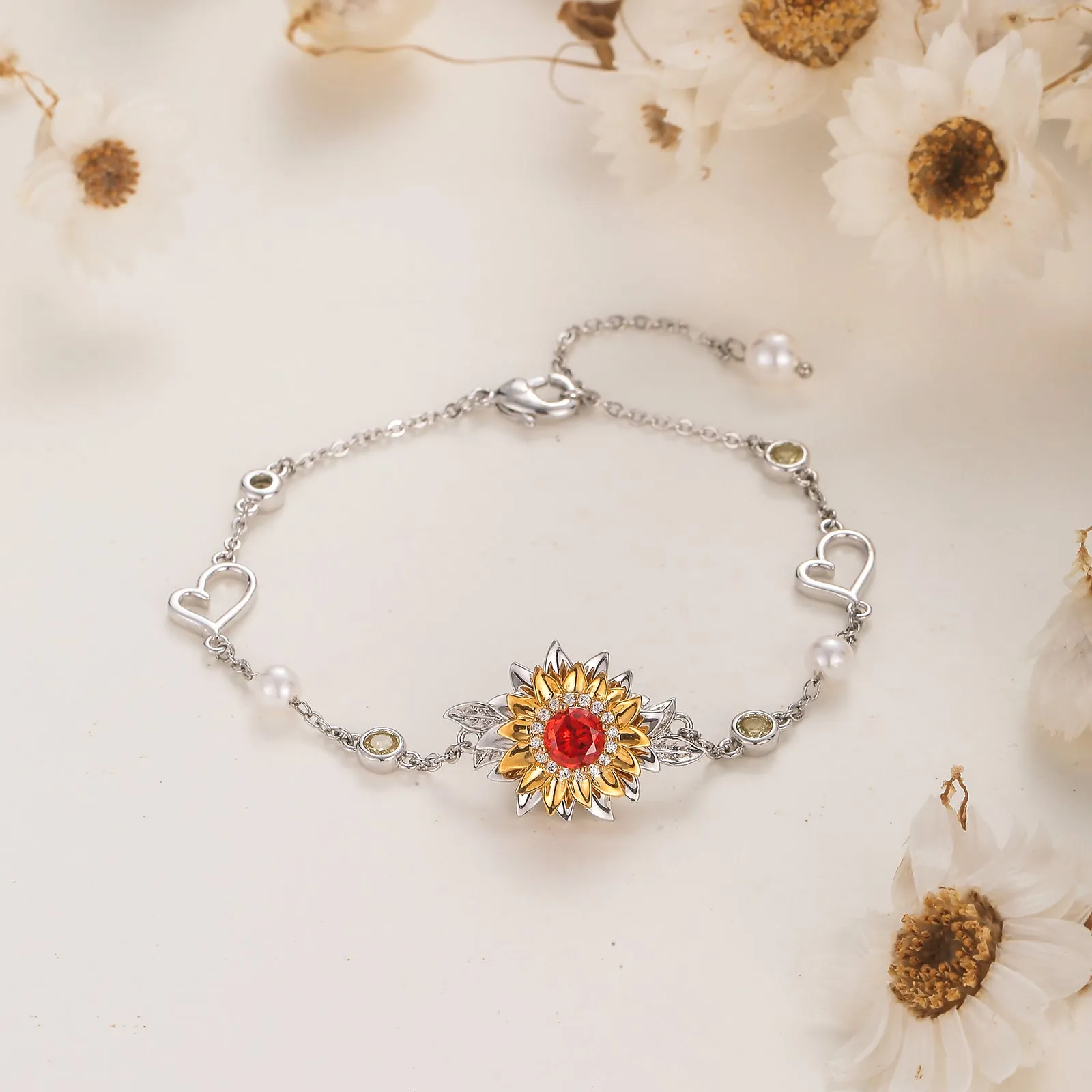 Sunflower Heart Bracelet sold by Selenichast product image thumbnail 5