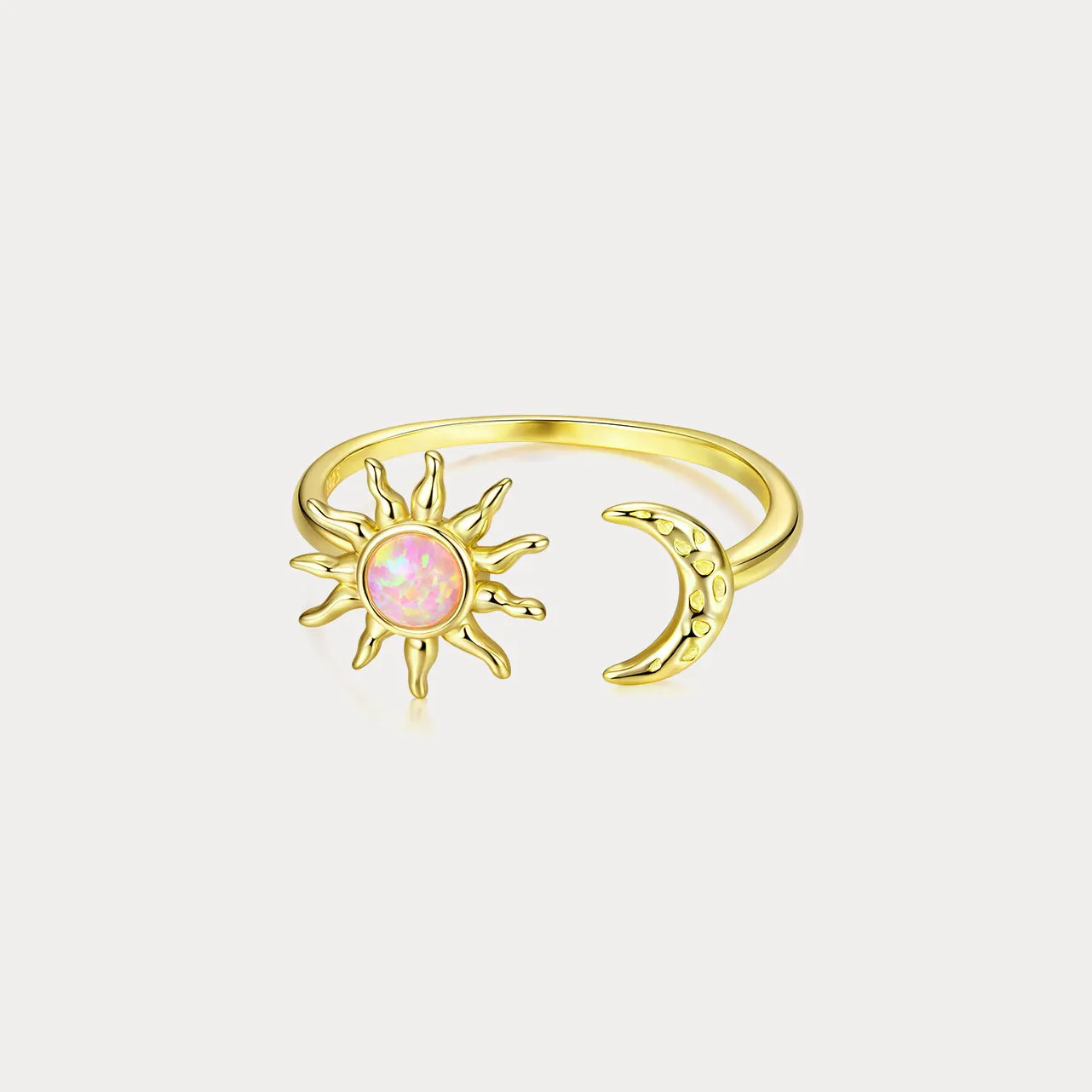 Opal Sun & Moon Ring sold by Selenichast