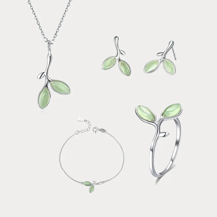 Silver Leaf Bracelet sold by Selenichast product image thumbnail 3