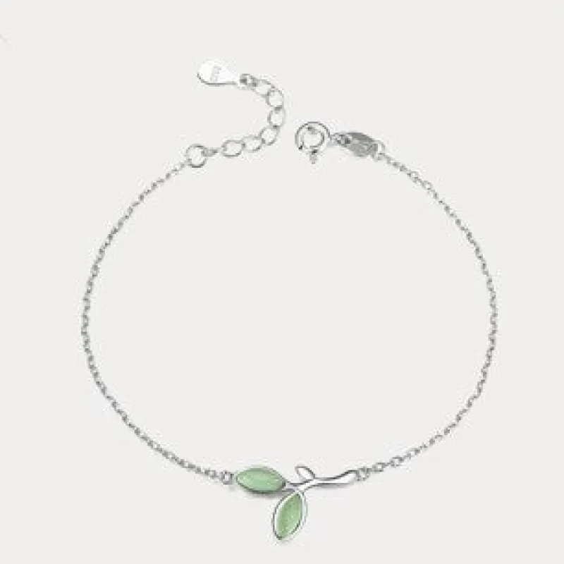 Silver Leaf Bracelet sold by Selenichast
