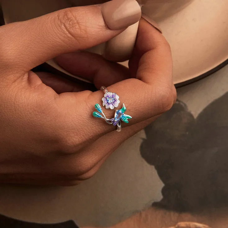 Silver Hummingbird Ring sold by Selenichast product image thumbnail 3