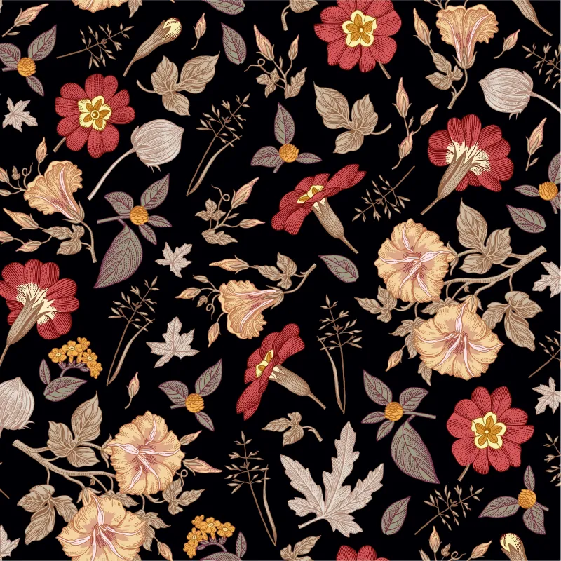 Antique Garden Square Scarf sold by Selenichast