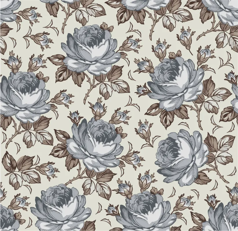 Antique Peony Square Scarf sold by Selenichast