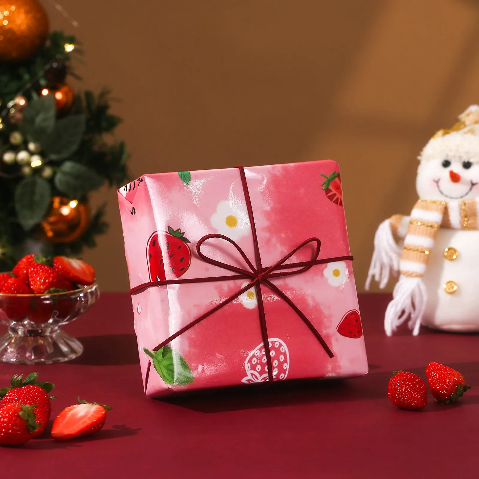 Strawberry Flower Jewelry Set with Gift Wrapping sold by Selenichast product image thumbnail 2