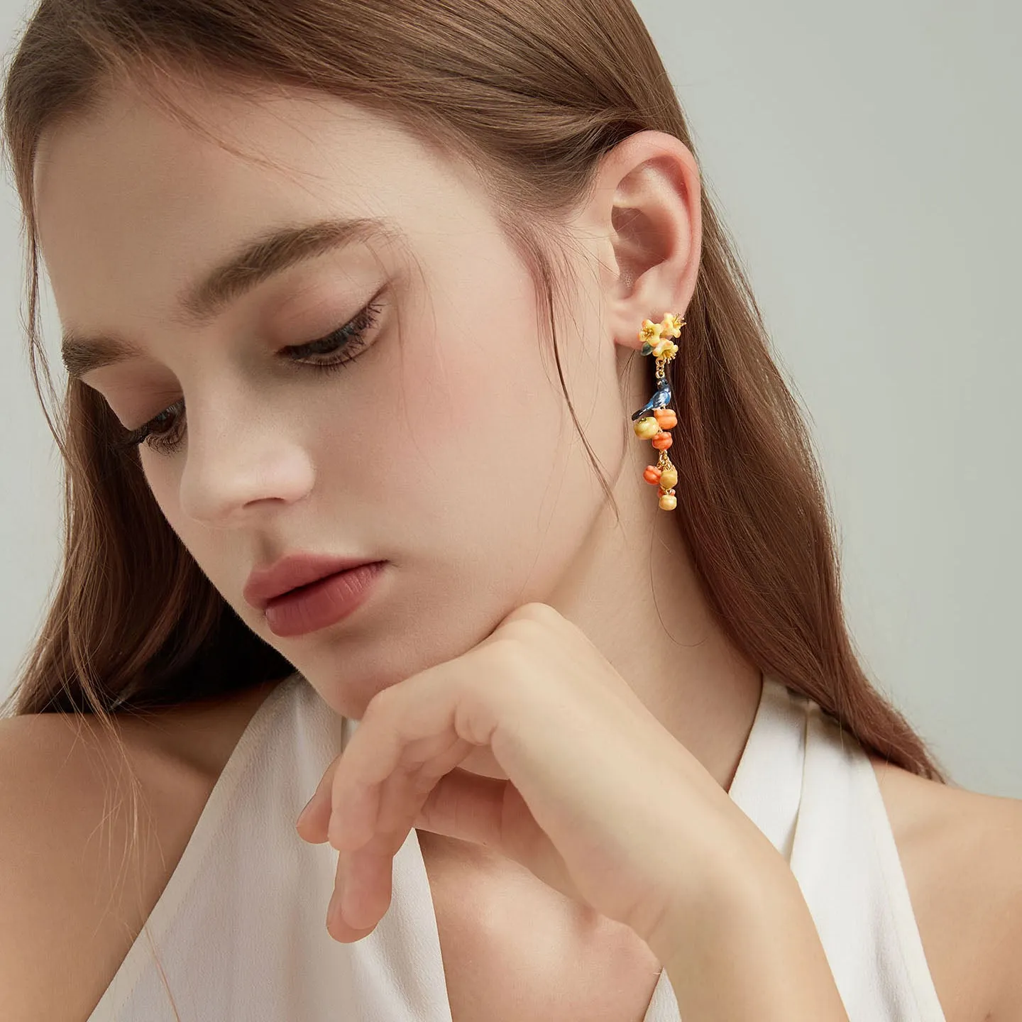 Magpie & Persimmon Dangle Earrings sold by Selenichast product image thumbnail 3