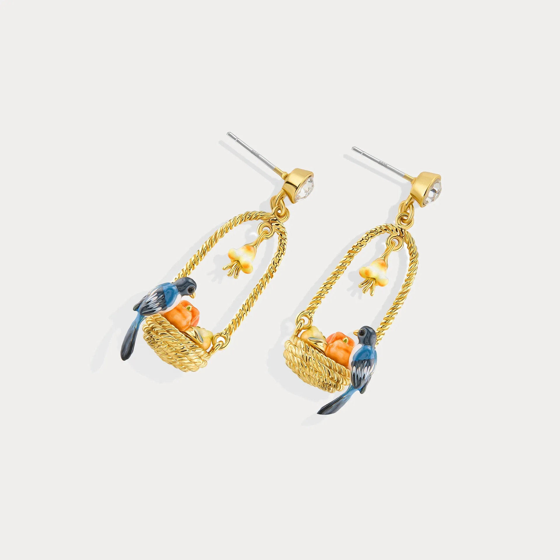 Magpie & Persimmon Basket Earrings sold by Selenichast product image thumbnail 5