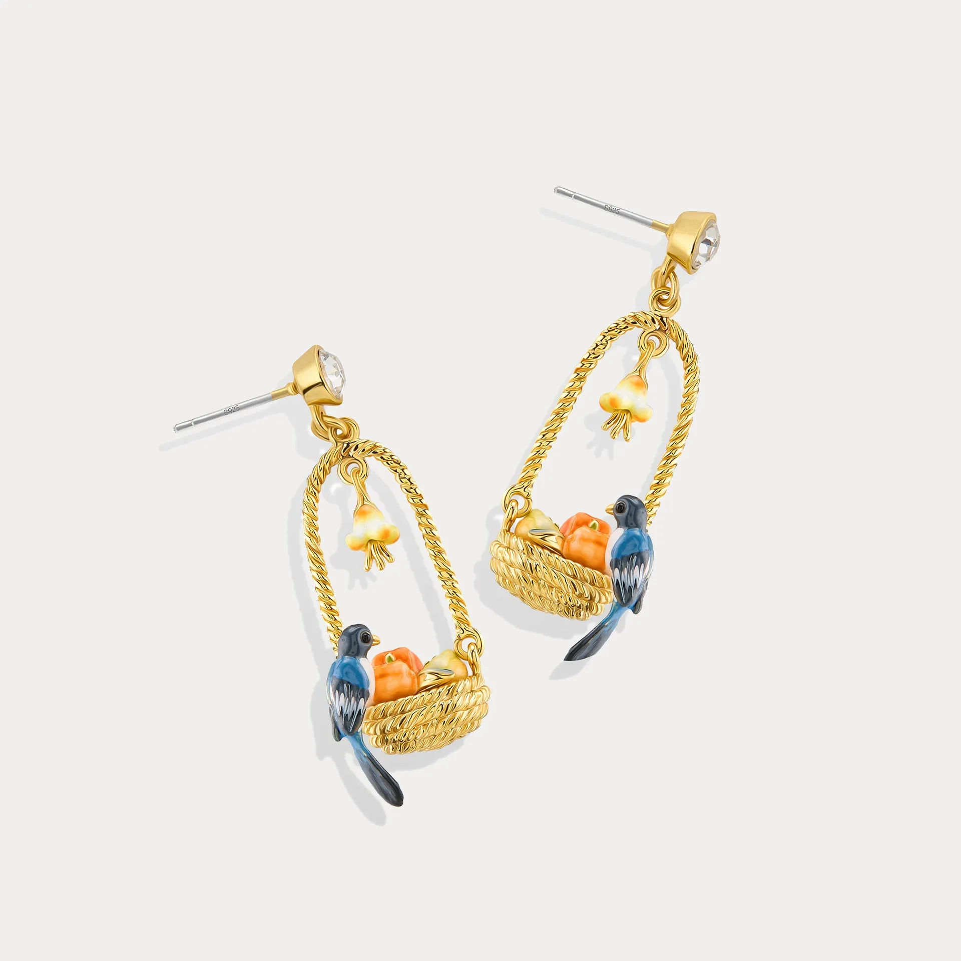 Magpie & Persimmon Basket Earrings sold by Selenichast product image thumbnail 4