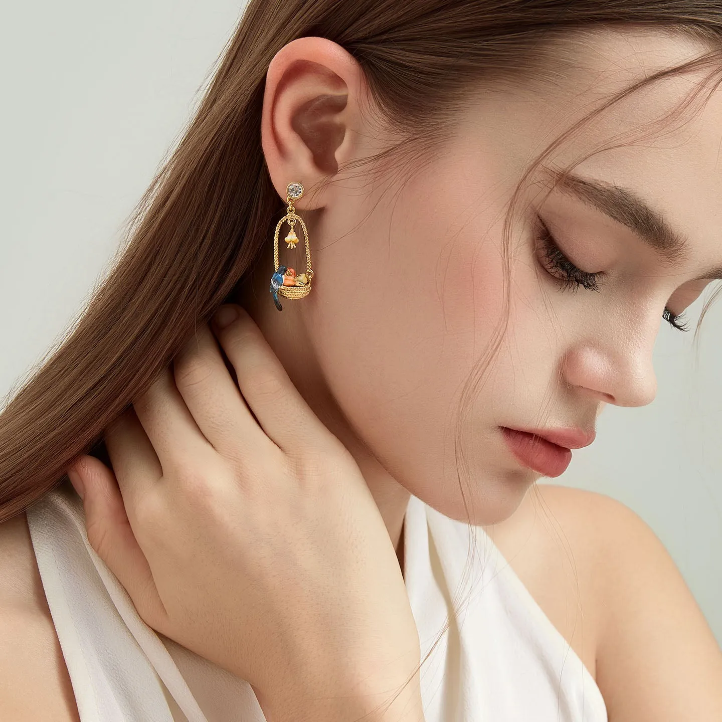 Magpie & Persimmon Basket Earrings sold by Selenichast product image thumbnail 3