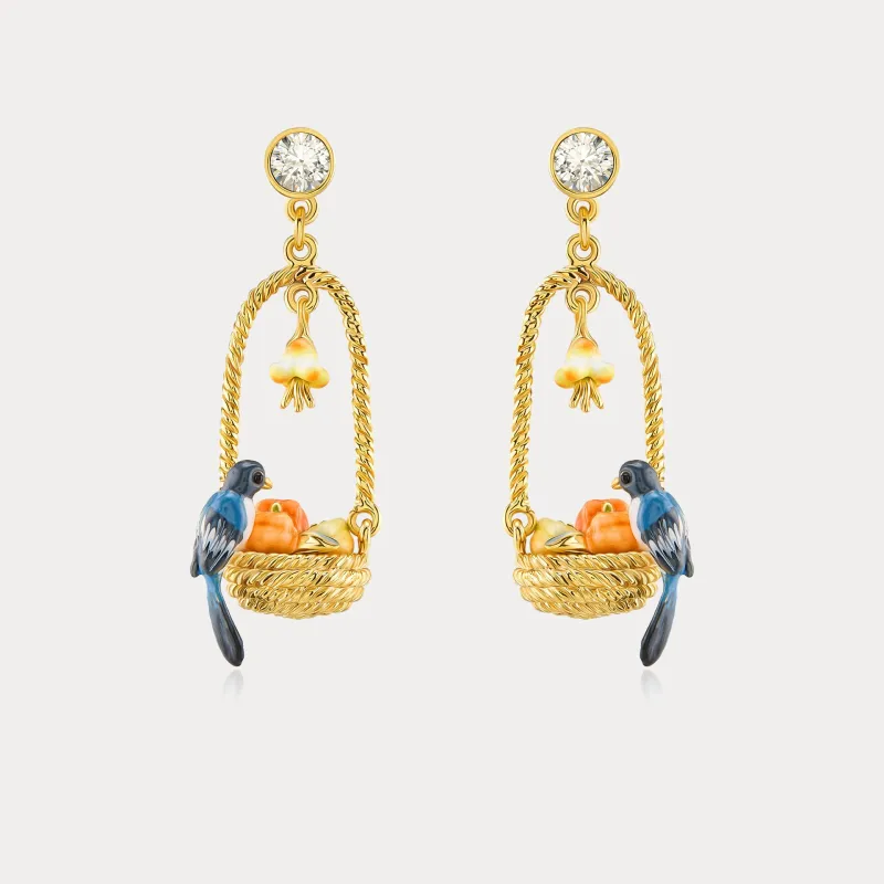 Magpie & Persimmon Basket Earrings sold by Selenichast