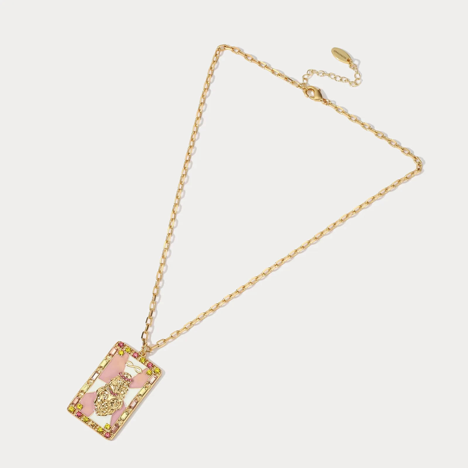 The Strength Tarot Necklace sold by Selenichast product image thumbnail 5