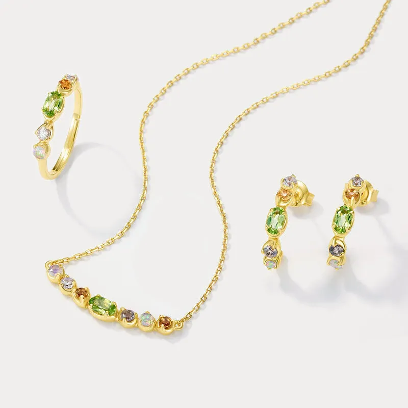 Peridot Necklace sold by Selenichast product image thumbnail 4