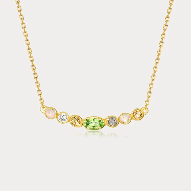 Peridot Necklace sold by Selenichast