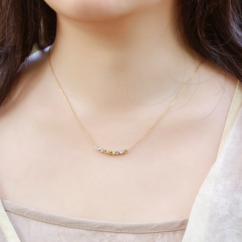 Peridot Necklace sold by Selenichast product image thumbnail 2