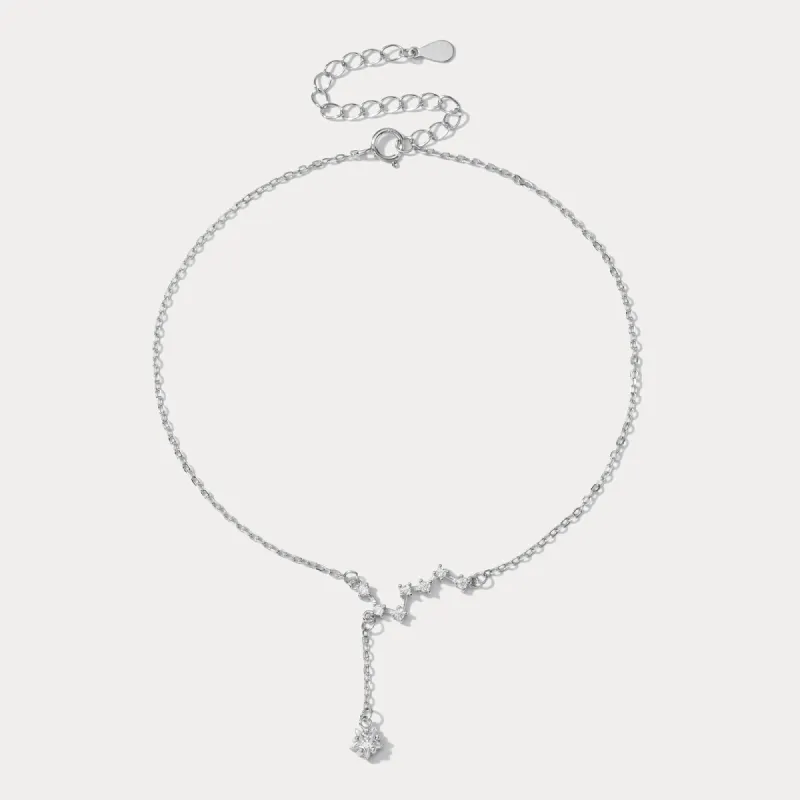 Silver North Star Anklet sold by Selenichast