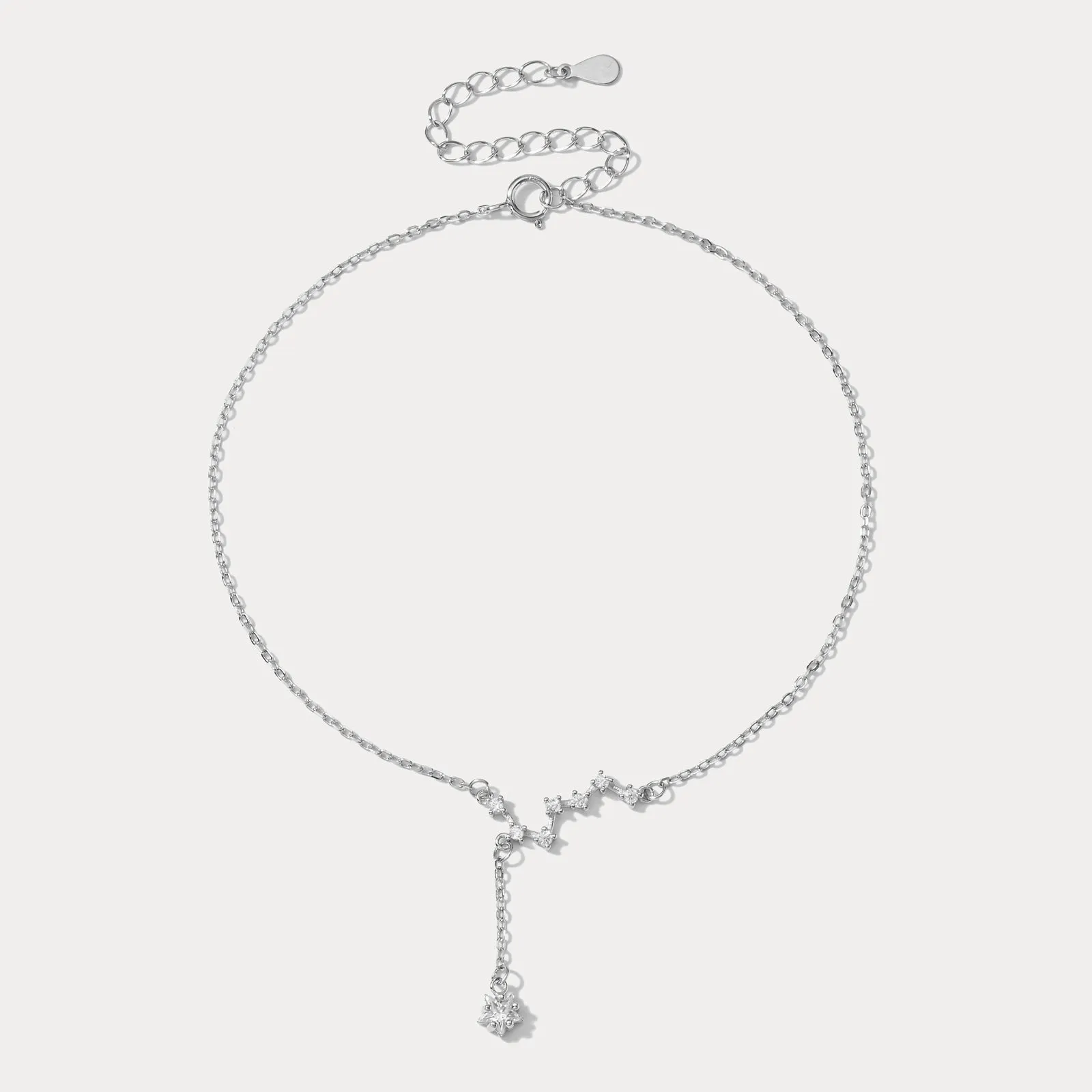 Silver North Star Anklet sold by Selenichast