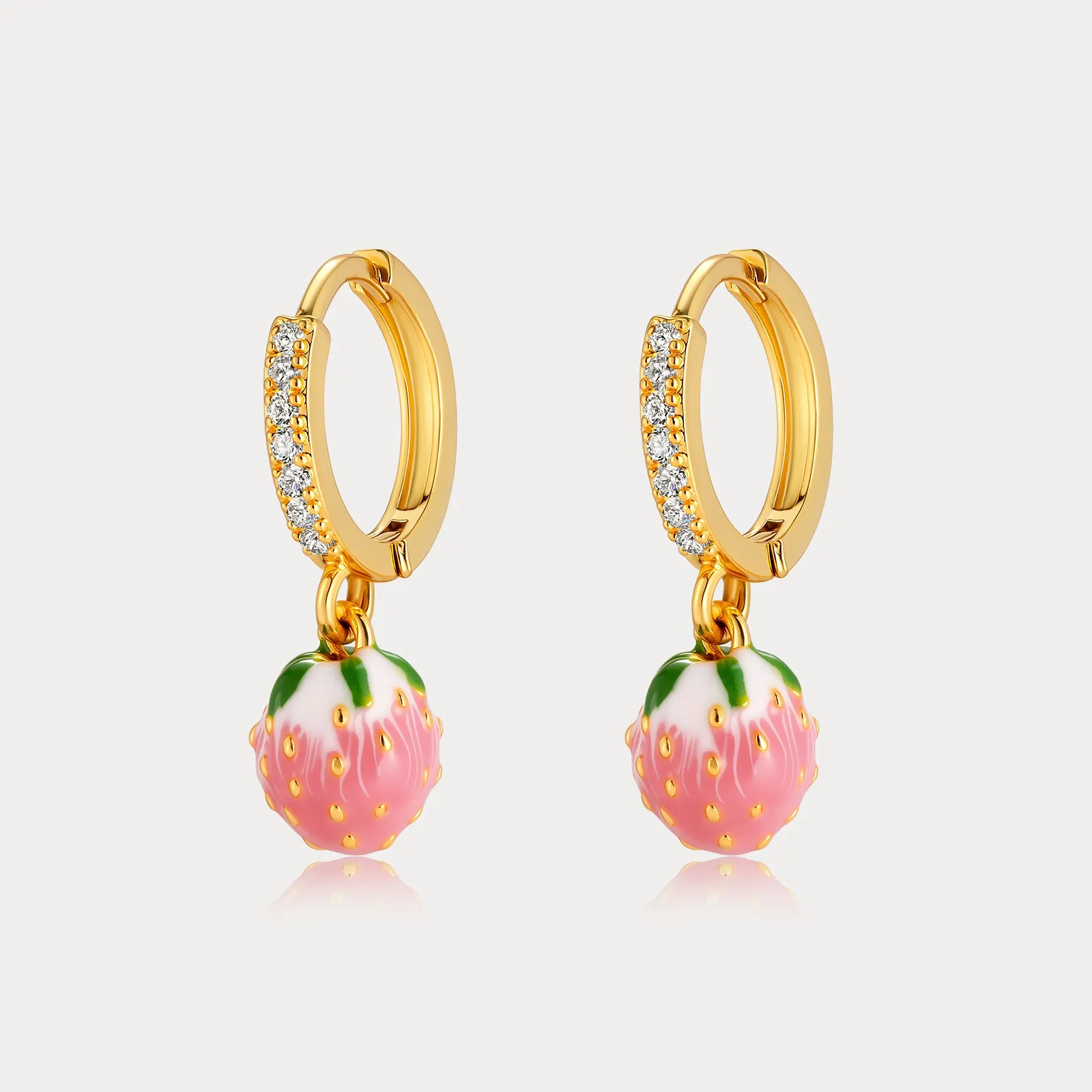 Strawberry Drop Earrings sold by Selenichast