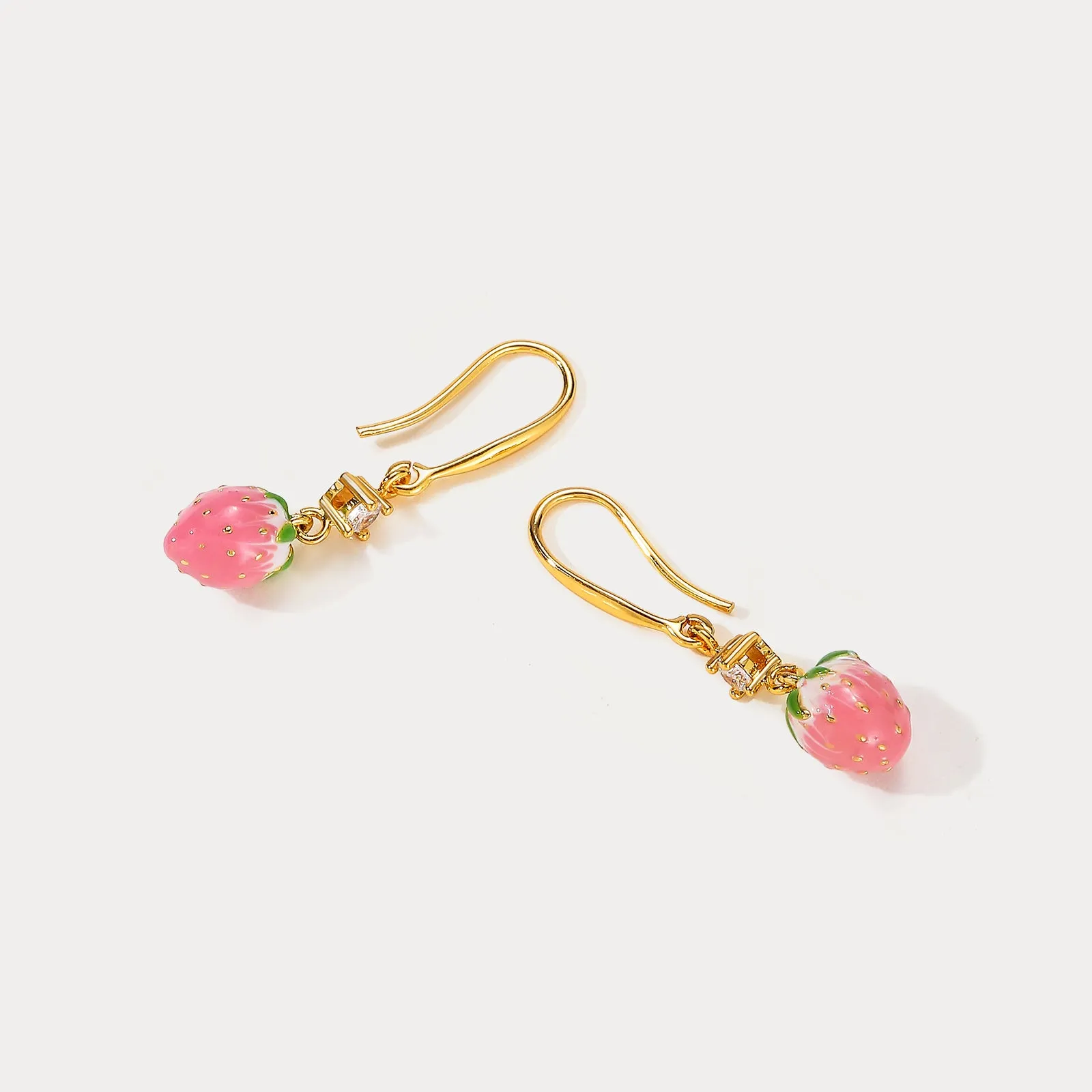 Strawberry Dangling Earrings sold by Selenichast product image thumbnail 4