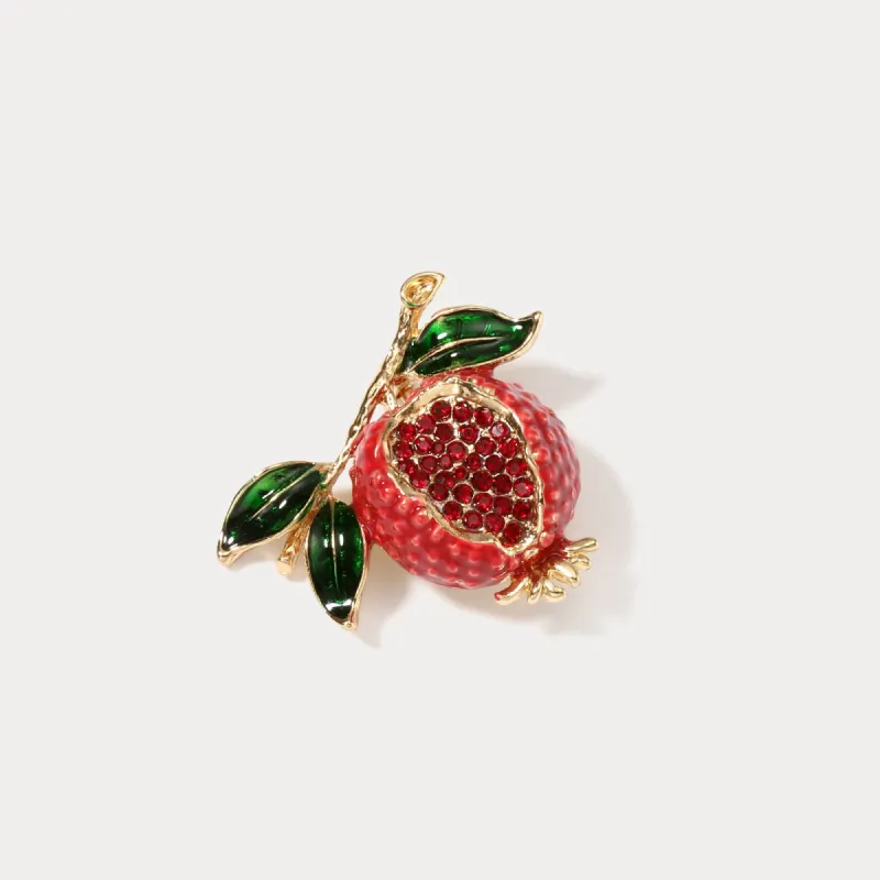 Pomegranate Brooch sold by Selenichast