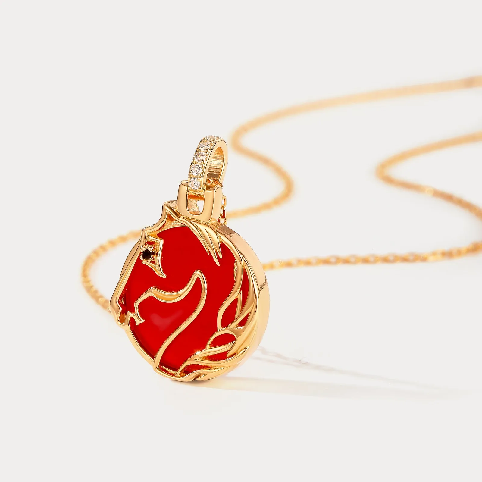 Horse Zodiac Necklace sold by Selenichast product image thumbnail 4