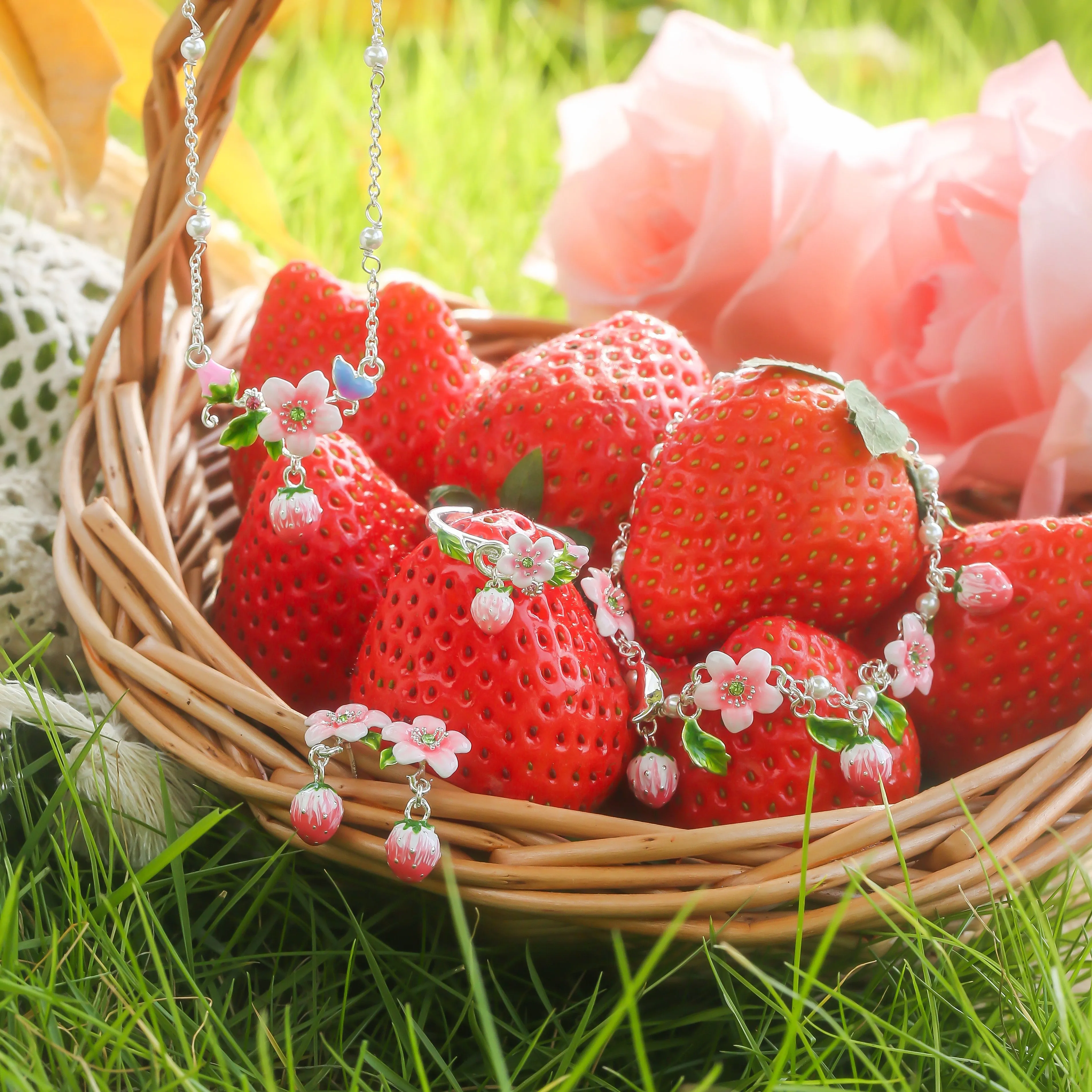 Strawberry Blossom Bracelet sold by Selenichast product image thumbnail 5