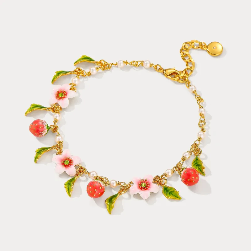 Strawberry Blossom Bracelet sold by Selenichast