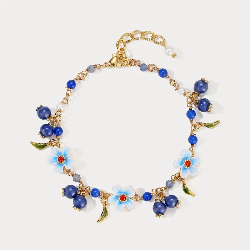 Blueberry Blossom Bracelet sold by Selenichast