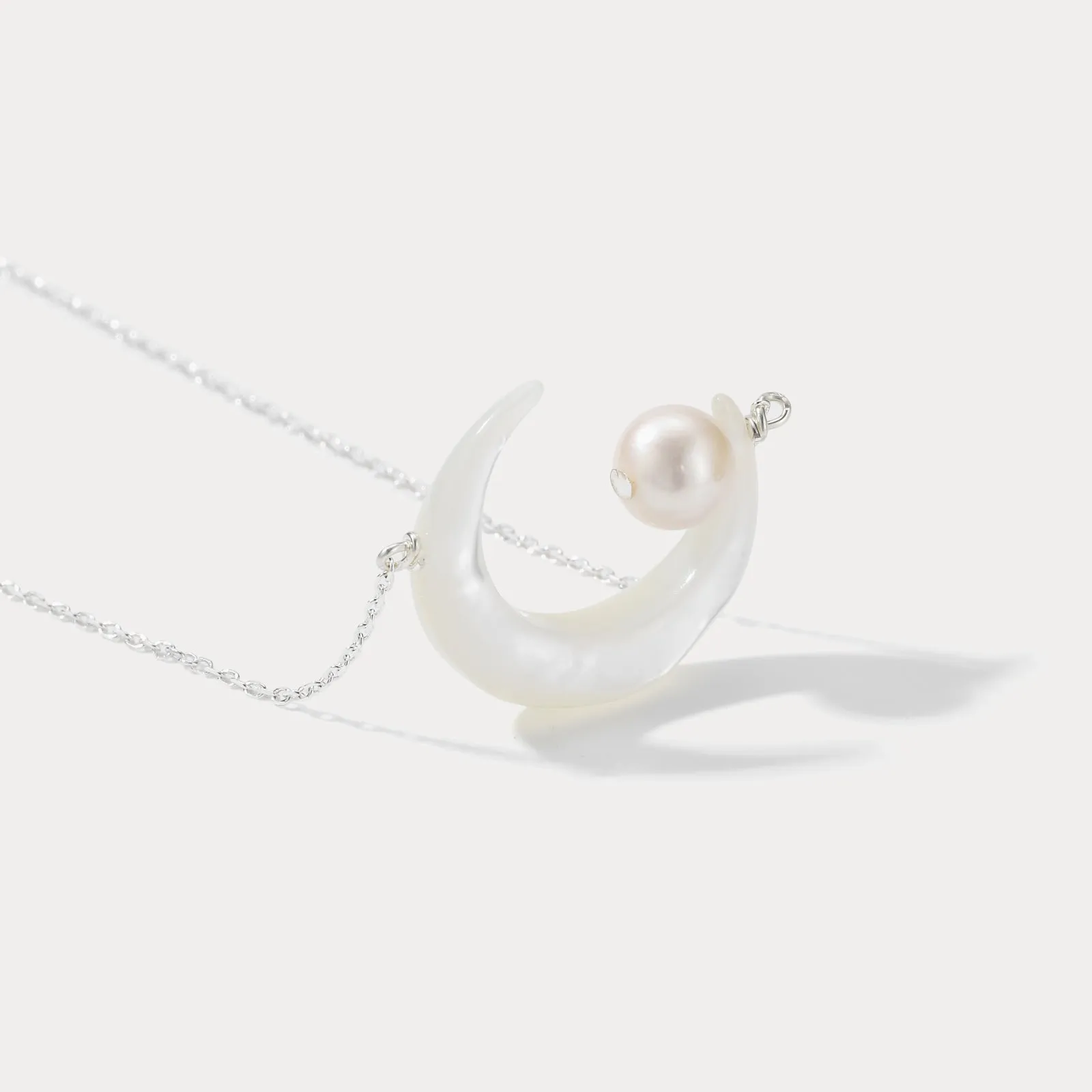 Moonlight Pearl Necklace sold by Selenichast product image thumbnail 5