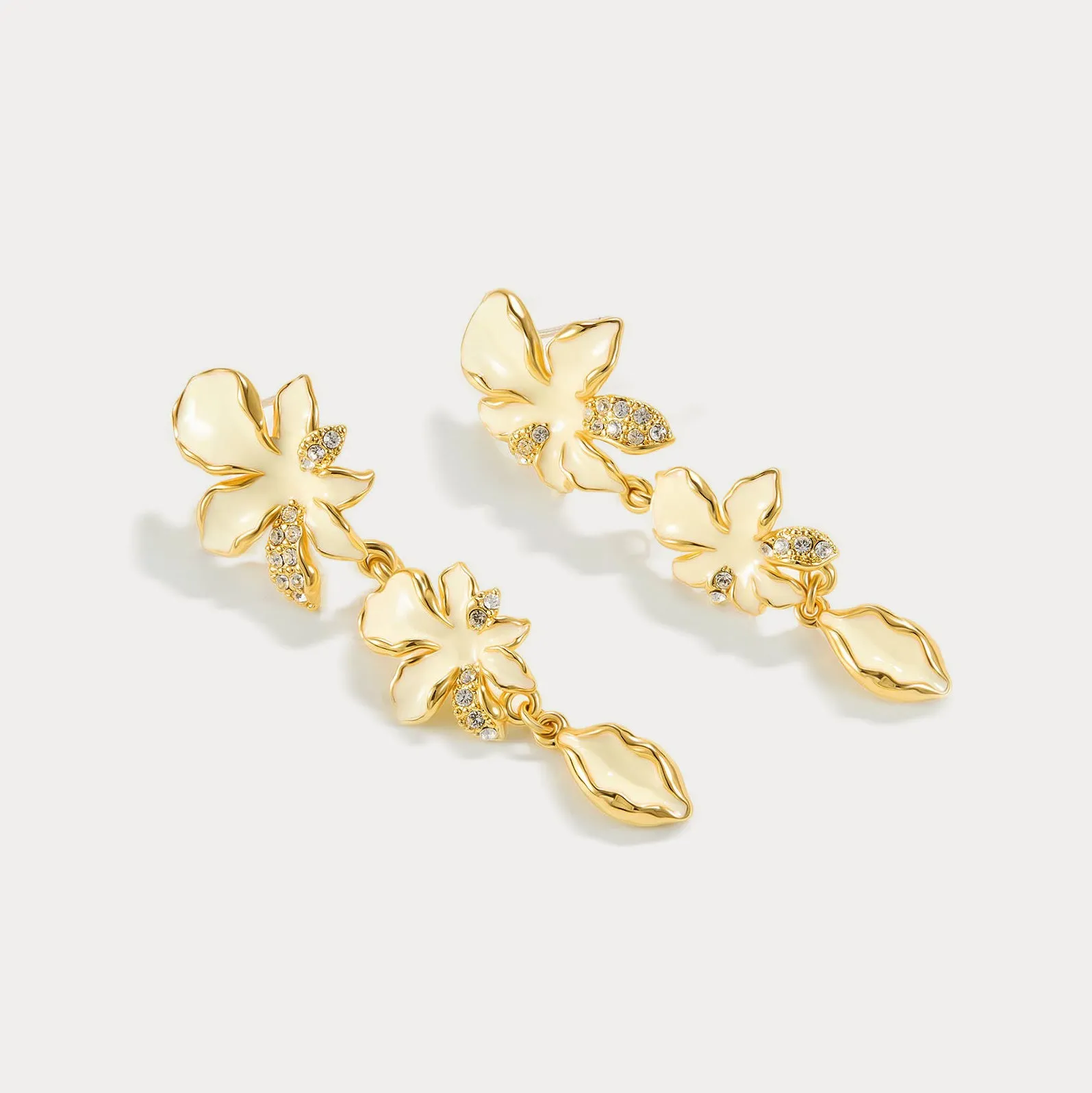 Iris Drop Earrings sold by Selenichast product image thumbnail 4