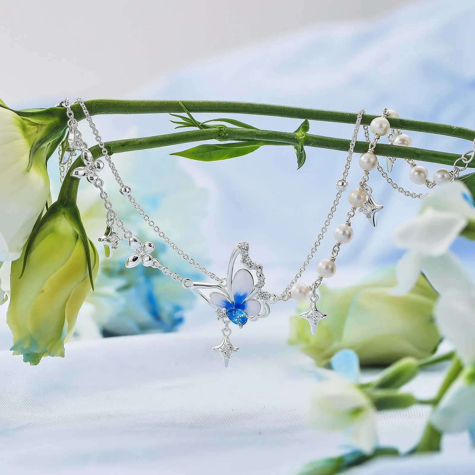 Butterfly Pearl Chrams Bracelet sold by Selenichast product image thumbnail 3