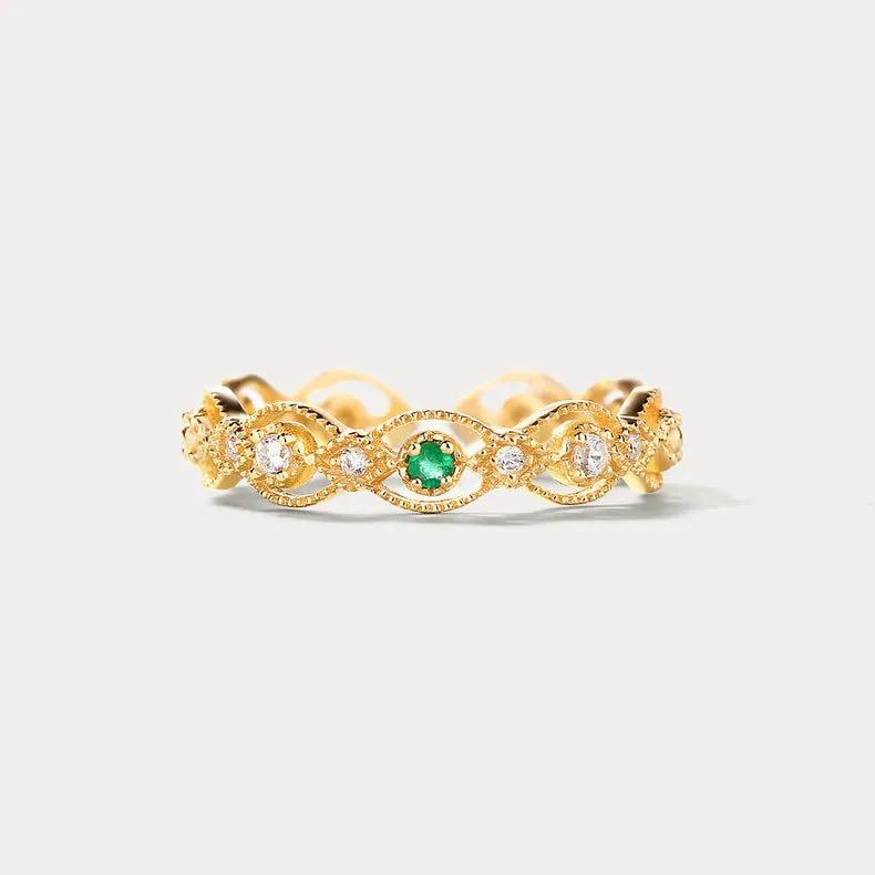 Emerald Hollow Ring sold by Selenichast product image thumbnail 2
