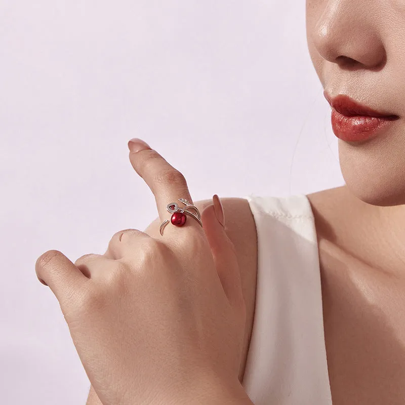 Cherry Heart Ring sold by Selenichast product image thumbnail 3