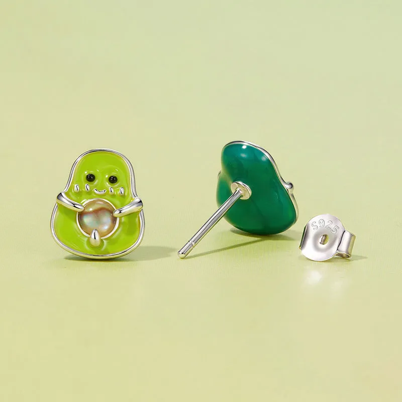 Avocado Stud Earrings sold by Selenichast product image thumbnail 4